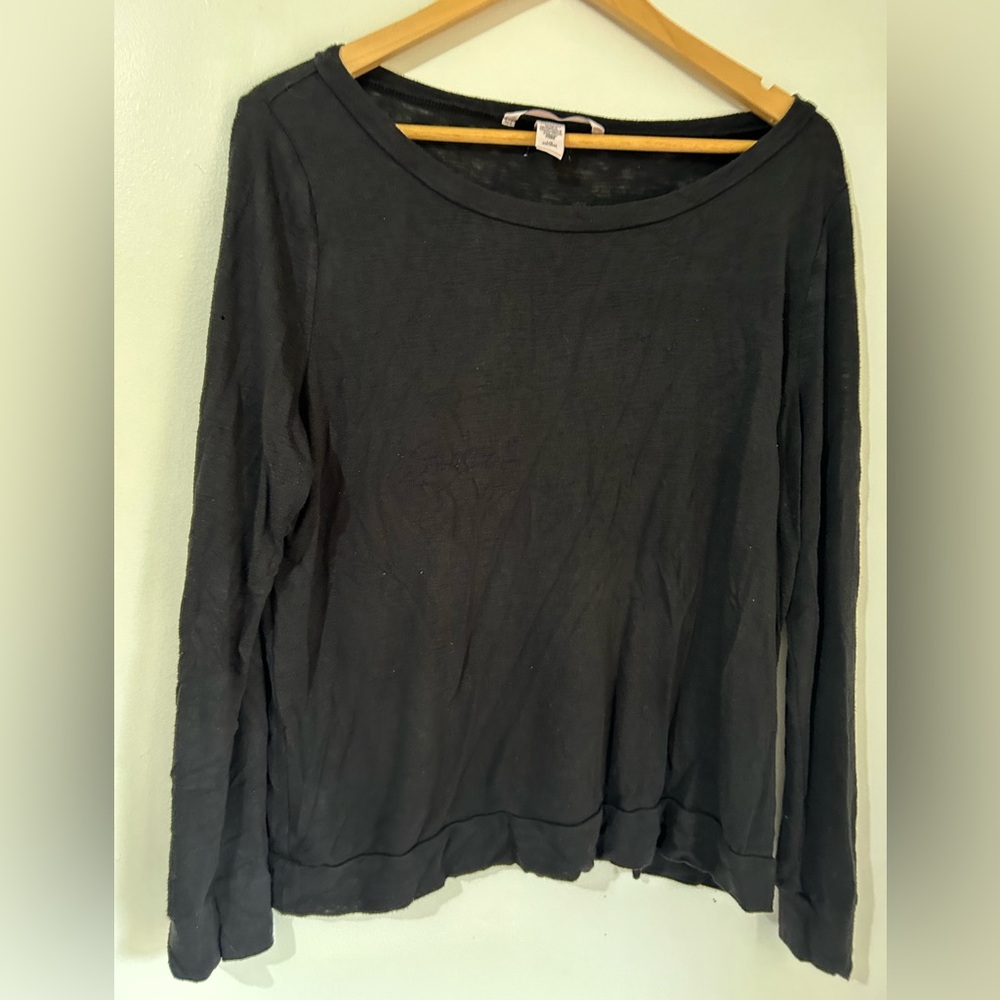Victoria's Secret Charcoal Long Sleeve Tee - Picture 4 of 6